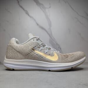 Nike Zoom Winflo 5 Womens Running Shoes - US 9.5 Beige Gold AA7414-008